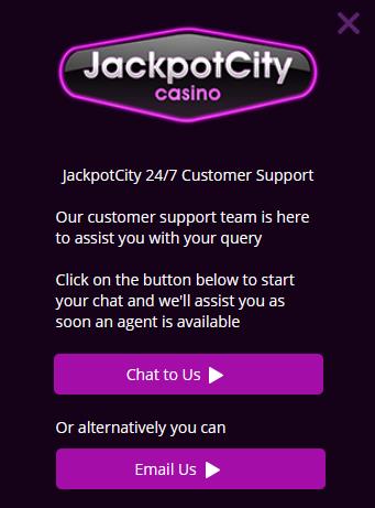 Instant Assistance by Jackpot City Casino Live Chat