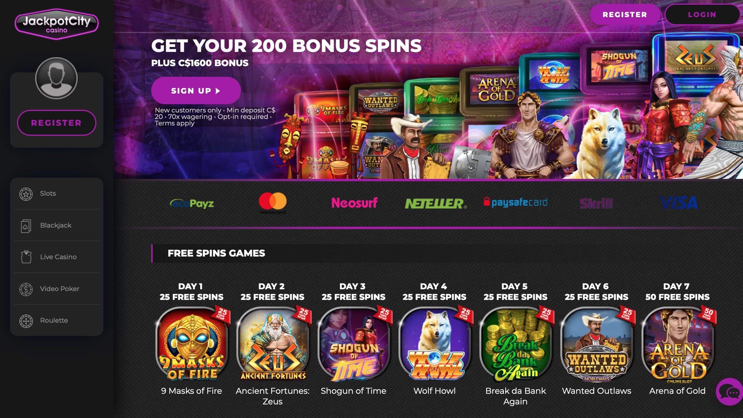 Seamless Play by the Free Downloading Jackpot City Casino